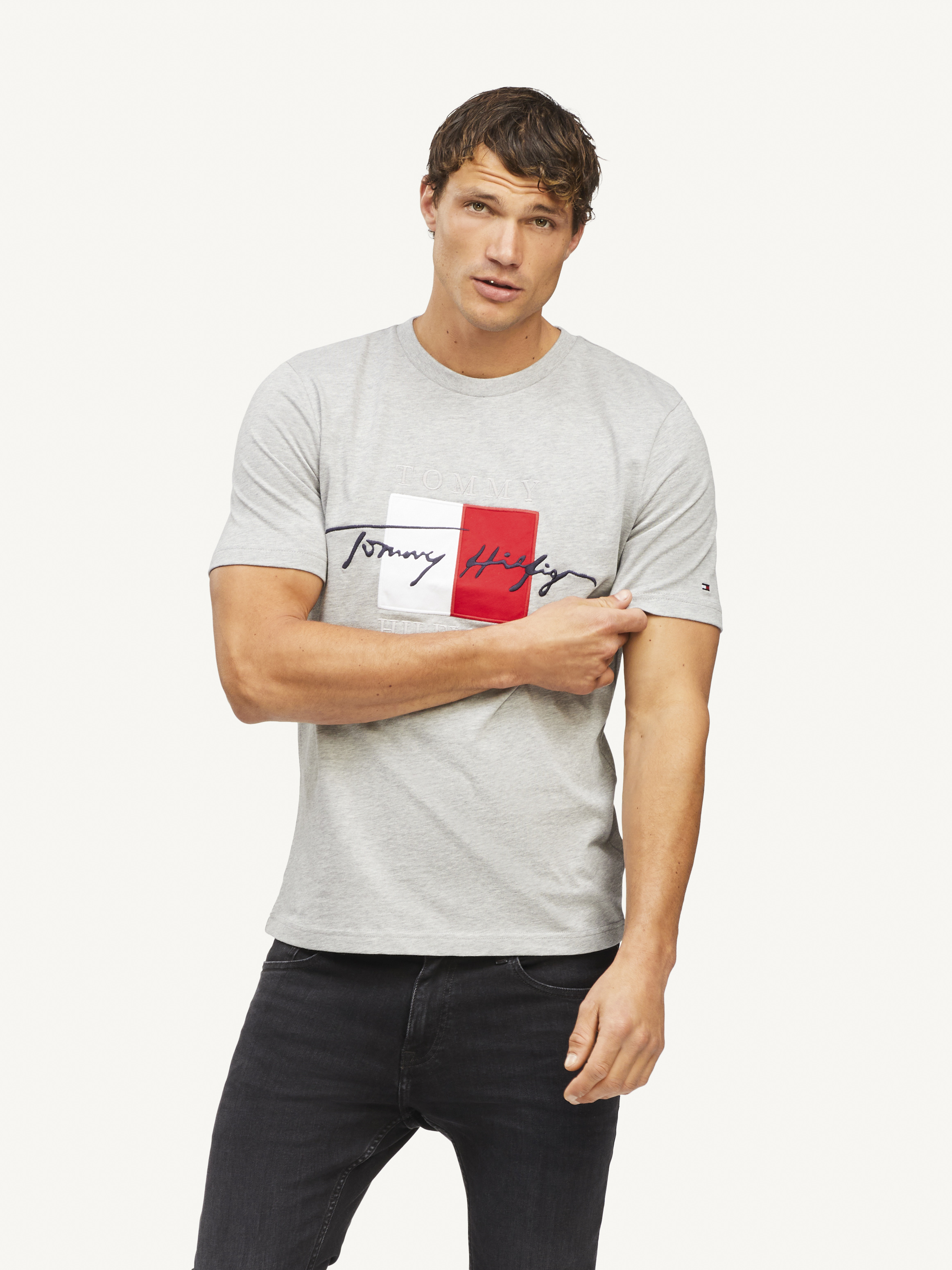 tommy icons relaxed fit shirt